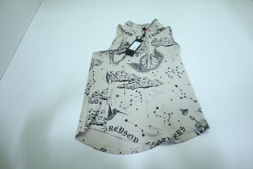 Greyson Moon Diamond Vesta Mock Neck Polo Women Size Small Sand INV12701999 Greyson Moon Diamond Vesta Mock Neck Polo Women Size Small Sand INV12701999