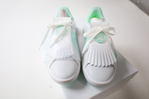 New G/FORE Golf G.112 PERFORATED SADDLE Shoes Women 7 SNOW / MENTHOL INV12795872 New G/FORE Golf G.112 PERFORATED SADDLE Shoes Women 7 SNOW / MENTHOL INV12795872