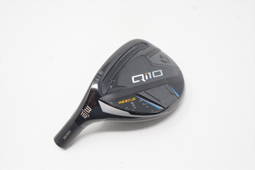 Lefty LH Taylormade Qi10 19* #3 Hybrid Rescue Club Head Only GOOD .370 3-3-B Lefty LH Taylormade Qi10 19* #3 Hybrid Rescue Club Head Only GOOD .370 3-3-B