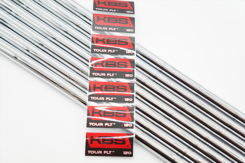 New KBS Tour FLT 120 Stiff #4-PW Iron Shaft Set Uncut .355 37.5-40" 1260398 New KBS Tour FLT 120 Stiff #4-PW Iron Shaft Set Uncut .355 37.5-40" 1260398