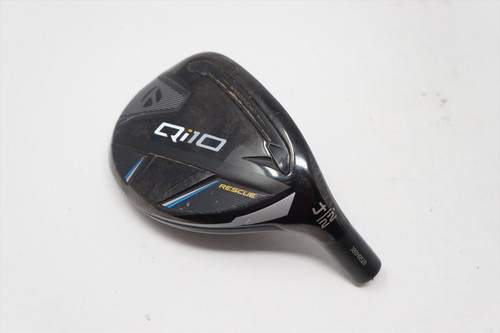 Taylormade Qi10 22* #4 Hybrid Rescue Club Head Only .370 GOOD  1269545