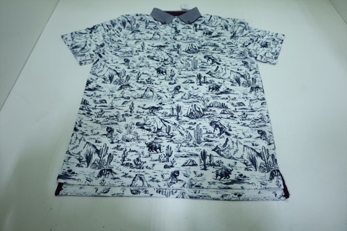 Greyson Golf Utah Landscape Polo Mens Size Medium Arctic New INV12710478 Greyson Golf Utah Landscape Polo Mens Size Medium Arctic New INV12710478