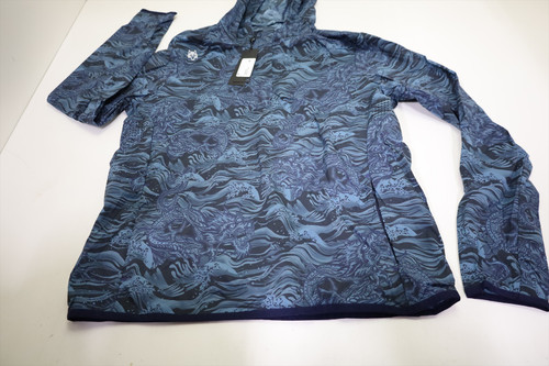 Greyson Golf Print Hoodie Pullover Mens Size Medium Aegean New INV12690460 Greyson Golf Print Hoodie Pullover Mens Size Medium Aegean New INV12690460