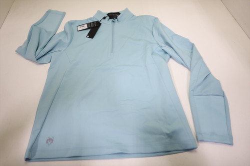 Greyson Golf Sequoia 1/4 Zip Pullover Mens Size Medium Topaz New INV12691785