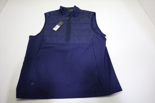 Greyson Gratiot Hybrid 1/4 Zip Vest Mens Size Medium Maltese Blue INV12688532 Greyson Gratiot Hybrid 1/4 Zip Vest Mens Size Medium Maltese Blue INV12688532