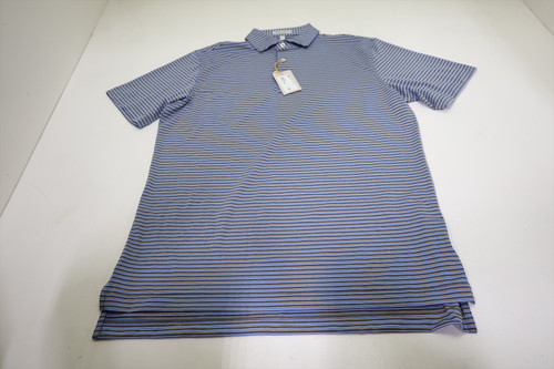 Peter Millar Golf Solid Polo Mens Size Medium PPRBR Regular New INV12613219 Peter Millar Golf Solid Polo Mens Size Medium PPRBR Regular New INV12613219