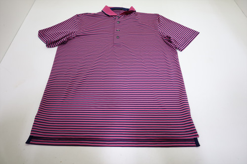 Greyson Golf Solid Polo Mens Size Medium Purple/Navy Regular New INV12694309 Greyson Golf Solid Polo Mens Size Medium Purple/Navy Regular New INV12694309