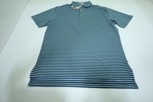Peter Millar Golf Solid Polo Mens Size Medium NPINE Regular New INV12729452 Peter Millar Golf Solid Polo Mens Size Medium NPINE Regular New INV12729452