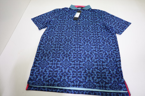 Greyson Golf Blue Migration Polo Mens Size Medium Maltese Blue New INV12664718
