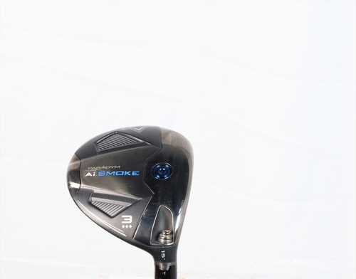 Callaway Paradym Ai Smoke Triple Diamond 15° 3 Fairway Wood Stiff Kbs Excellent Callaway Paradym Ai Smoke Triple Diamond 15° 3 Fairway Wood Stiff Kbs Excellent