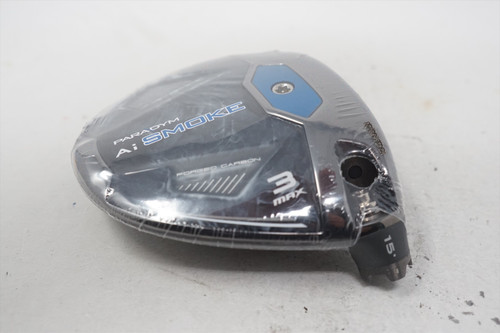 New Callaway Paradym Ai Smoke Max 15* #3 Fairway Wood Club Head Only Inv12857877 New Callaway Paradym Ai Smoke Max 15* #3 Fairway Wood Club Head Only Inv12857877