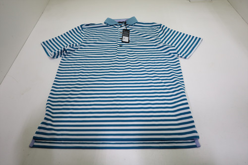 Greyson Golf Ruess Polo Mens Size Medium Channel/Arctic Regular New INV12642854 Greyson Golf Ruess Polo Mens Size Medium Channel/Arctic Regular New INV12642854