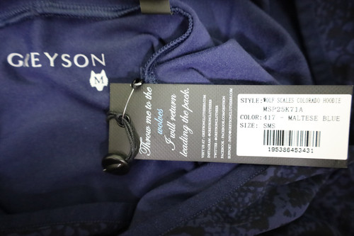 Greyson Wolf Scales Colorado Hoodie Pullover Men Medium Maltese Blue INV12667146 Greyson Wolf Scales Colorado Hoodie Pullover Men Medium Maltese Blue INV12667146