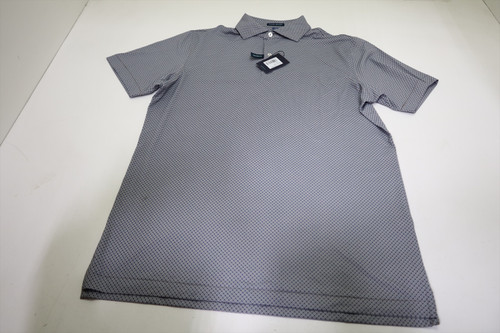 Peter Millar Golf Pattern Polo Mens Size Medium WHT Regular New INV12629185 Peter Millar Golf Pattern Polo Mens Size Medium WHT Regular New INV12629185