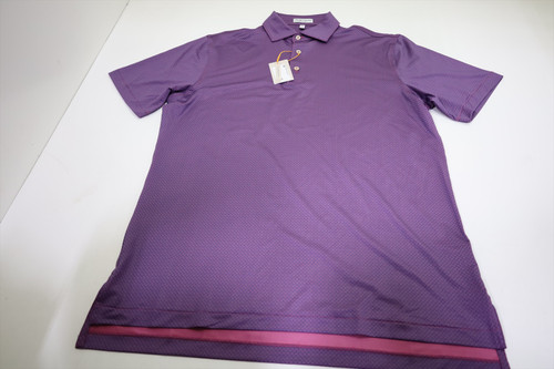 Peter Millar Golf Pattern Polo Mens Size Medium RSWD Regular New INV12629016 Peter Millar Golf Pattern Polo Mens Size Medium RSWD Regular New INV12629016