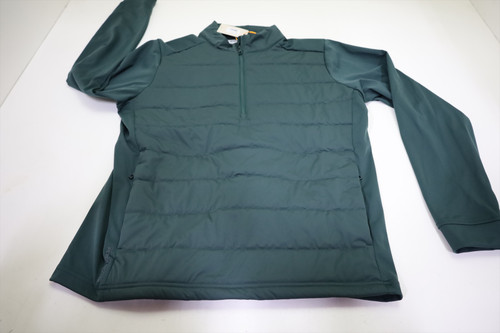Peter Millar Golf Weld Hybrid Pullover Mens Size Medium NPINE Regular New Peter Millar Golf Weld Hybrid Pullover Mens Size Medium NPINE Regular New