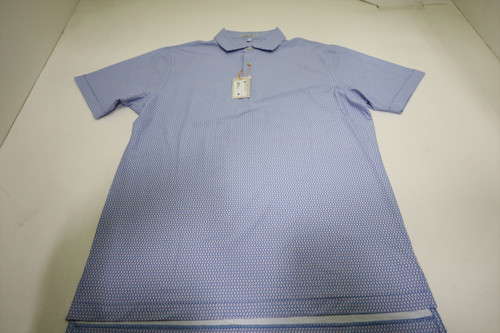 Peter Millar Golf Pattern Polo Mens Size Medium ETIDE Regular New INV12629147 Peter Millar Golf Pattern Polo Mens Size Medium ETIDE Regular New INV12629147