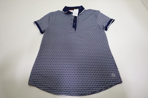New Greyson Monogram Scarlett Polo Womens Small Midnight Sky Multi INV12669079 New Greyson Monogram Scarlett Polo Womens Small Midnight Sky Multi INV12669079