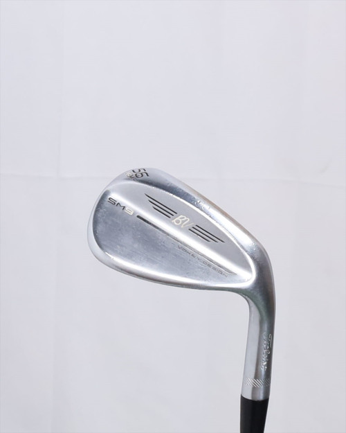 Titleist Vokey Sm9 Tour Chrome M Grind Wedge 56°-8 Wedge No Label 12875353 Fair Titleist Vokey Sm9 Tour Chrome M Grind Wedge 56°-8 Wedge No Label 12875353 Fair