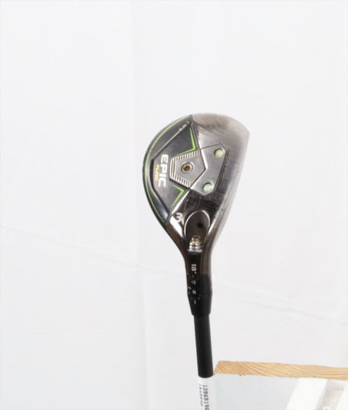 Callaway Epic Flash 18° 3H Hybrid Stiff Flex Cypher Black 2.0 70 12868196 Good Callaway Epic Flash 18° 3H Hybrid Stiff Flex Cypher Black 2.0 70 12868196 Good