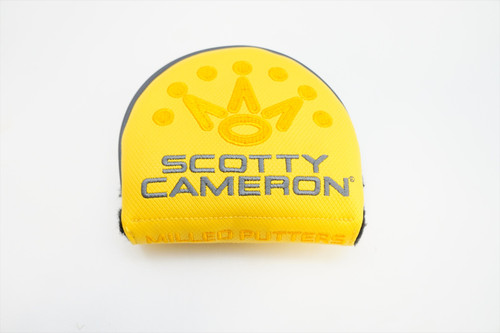 Scotty Cameron Phantom X Yellow RH Mallet Putter Headcover Good HA14-9-14 Scotty Cameron Phantom X Yellow RH Mallet Putter Headcover Good HA14-9-14