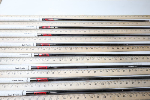 Kbs Tour Black Nickel 110G Regular 35-38.5 Iron Shaft Set Pulls 8Pc .355  101166