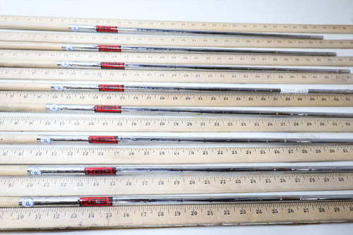 Kbs Tour 90 90G Stiff 33.25-37 Iron Shaft Set Pulls 8Pc .355  1101163