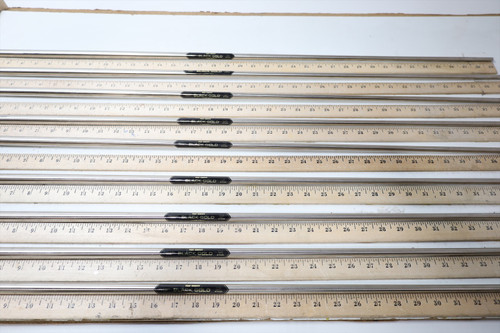New True Temper Black Gold #6 Iron Lot 9Pc Regular 39.5 Iron Shafts .355 1101216 New True Temper Black Gold #6 Iron Lot 9Pc Regular 39.5 Iron Shafts .355 1101216