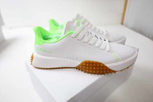 New G/FORE Golf G.112 PERFORATED Shoes Men 9 Snow GMF000101