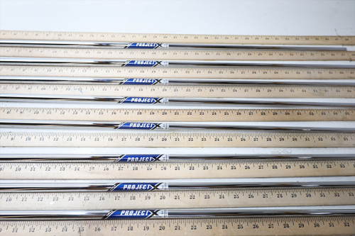 Project X Rifle Flighted 5.5 Regular 37.5-41 Iron Shaft Set Pulls 8Pc .355 46413