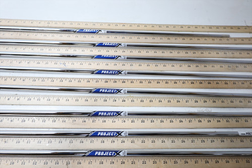Project X Rifle 6.0 Stiff 34.5-40.5 Iron Shaft Set Pulls 8Pc .355 1101264 Project X Rifle 6.0 Stiff 34.5-40.5 Iron Shaft Set Pulls 8Pc .355 1101264