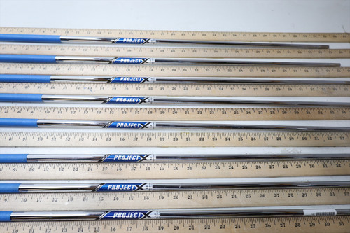Project X Rifle 6.0 130G Stiff 35-38.5 Iron Shaft Set Pulls 8Pc .355  1144574