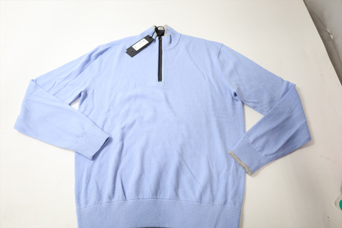 Greyson 70% Wool/30% Cashmere Sweater Mens Size Medium Delphinium INV12666772