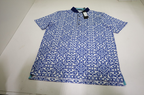 Greyson Golf Blue Migration Polo Mens Size Medium Arctic New INV12694949 Greyson Golf Blue Migration Polo Mens Size Medium Arctic New INV12694949