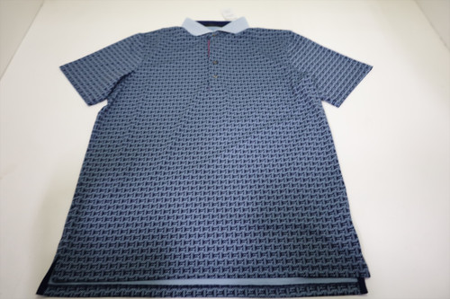 Greyson Golf Beacon Polo Mens Size Medium Maltese Blue New