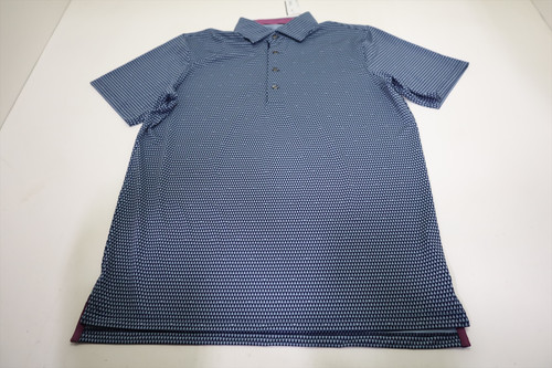 Greyson Golf Stamped Polo Mens Size Medium Maltese Blue New