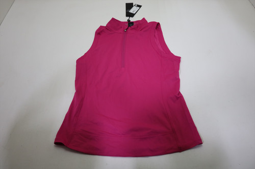 Greyson Sleeveless Halley Quarter Zip Polo Womens Size Small Lychee INV12691030 Greyson Sleeveless Halley Quarter Zip Polo Womens Size Small Lychee INV12691030