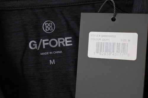 G/Fore Golf BRUSHED BACK Pullover Mens Size Medium DCHH New