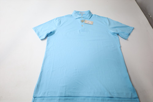 Peter Millar Golf Classic Polo  Mens Size  Medium MYBLU Regular  New INV12808583