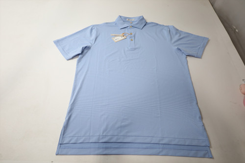 Peter Millar Golf Jubilee Stripe Polo Mens Size Medium BFADE New INV12808722