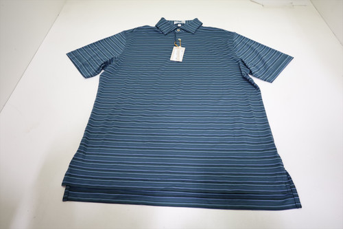 Peter Millar Golf Classic Polo  Mens Size  Medium NPINE Regular  New INV12629021