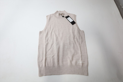 Greyson Golf Leith Mock Neck  Sweater  Womens Size  Small Sand   New INV12643033