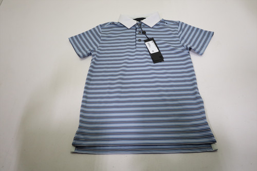 GREYSON Youth Moab Polo Boys Size Small Bonneville/Maltese Blue New INV12718101
