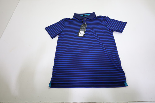 GREYSON Youth Santa Ana Polo Boys Size Small Maltese Blue/Iona New INV12712513
