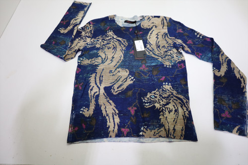 Greyson Golf Classic Sweater Womens Size Small Maltese Blue New INV12714724