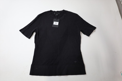 G/Fore Golf 55% Silk Sweater  Womens Size  Small ONYX Crewneck  New INV12795399