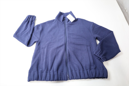 Peter Millar Flora Knit Jacquard Jacket Womens Size Small NAV New INV12606214