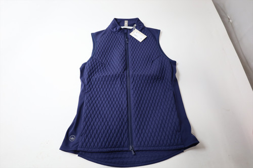 Peter Millar Golf Fuse Mini Diamond Vest Womens Size Small NAV New INV12605976