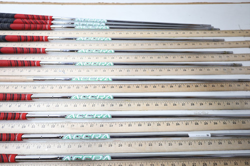 Accra Iseries Steel 105I Regular 33-37.75 Iron Shaft Set Pulls 11Pc .355 2709743