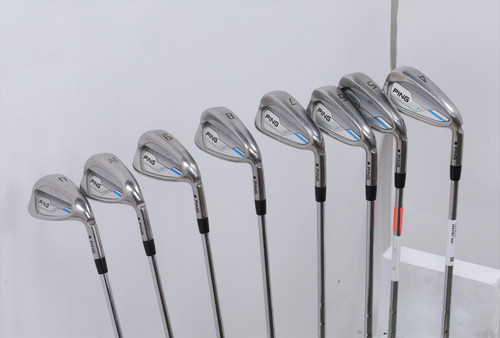Ping I Series E1 Black Dot Iron Set 4-Pw, Uw Stiff Cfs Distance 12978372 Good
